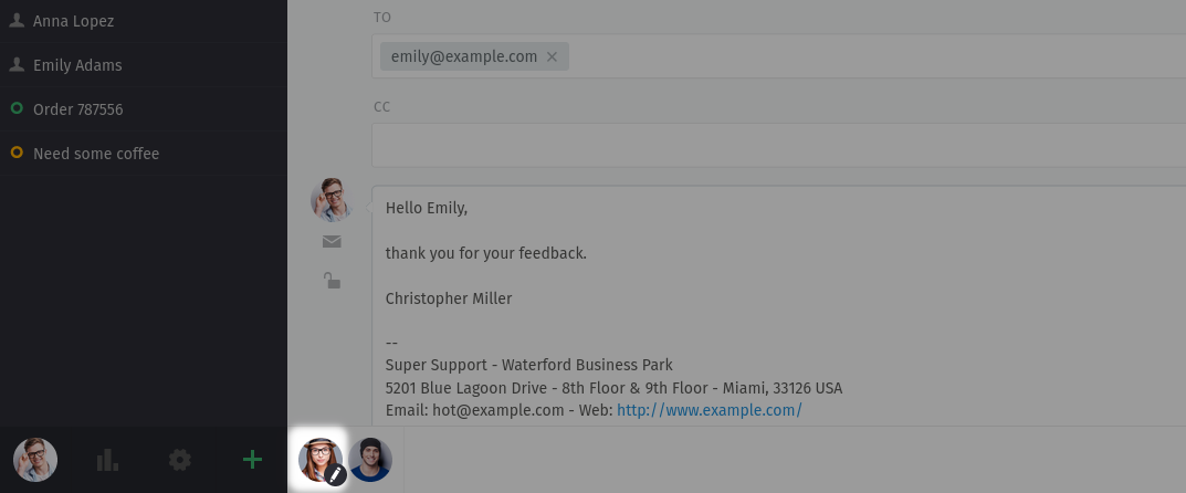 Ticket conflict alert