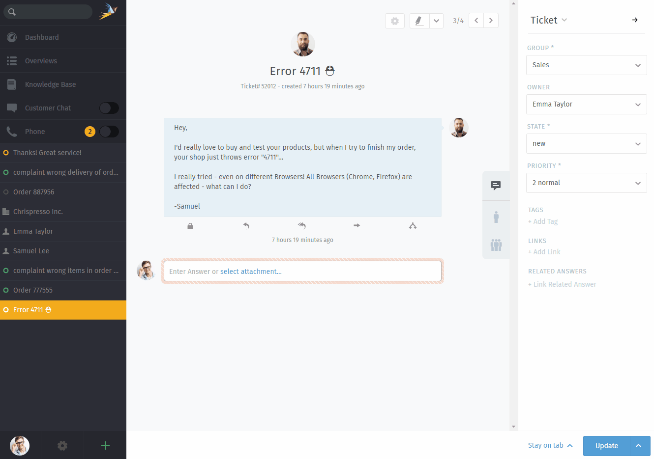 Group-dependent text modules