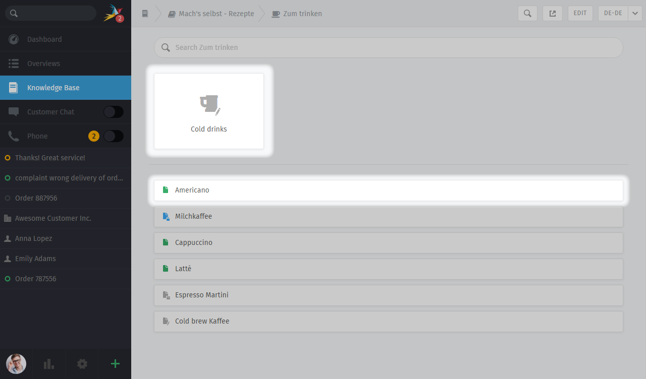 Missing translation warning